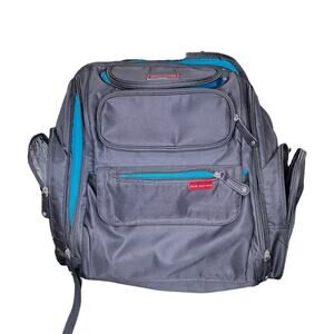 BAG NATION Backpack w/Stroller Straps & Many Pockets Very Versatile EUC